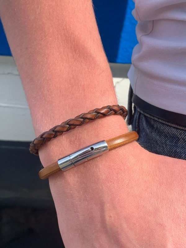 bracelet cuir véritable homme
