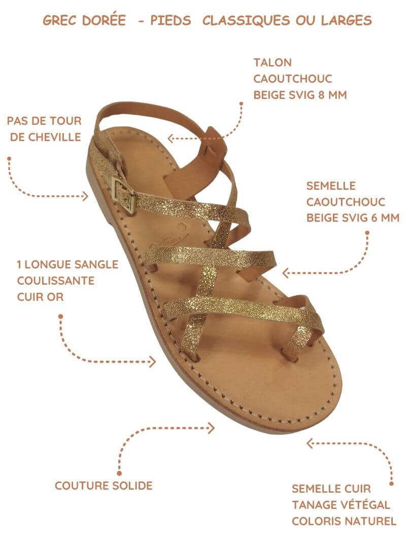 Grec dorée présentation